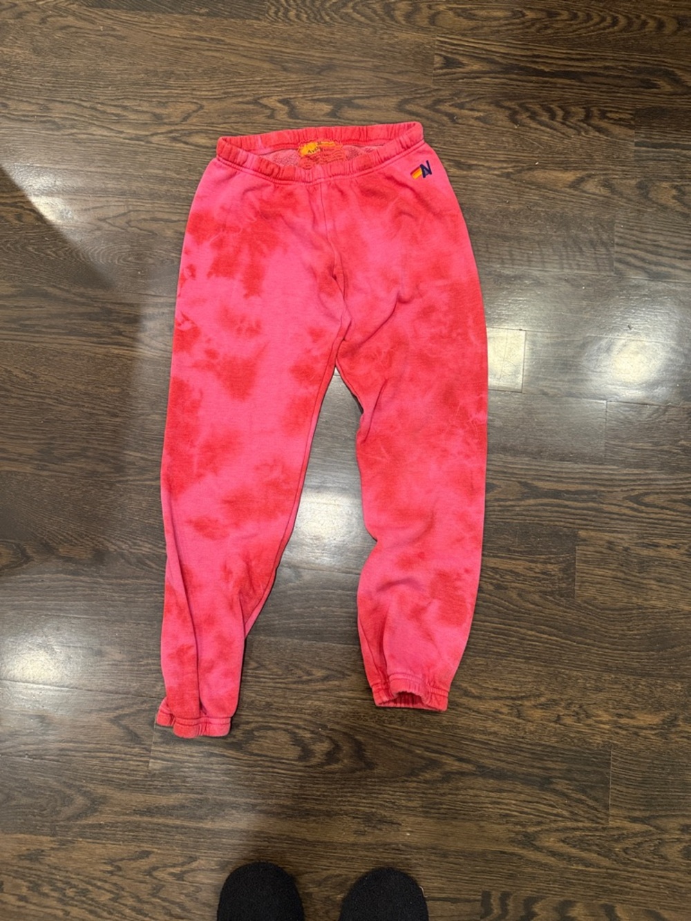 Aviator Nation pink Tie-Dye Sweatpants